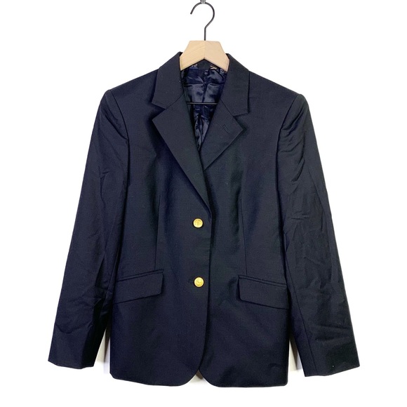 Brooks Brothers Jackets & Blazers - Brooks Brothers Loro Piana Wool Navy Buffon Blazer
